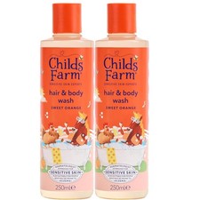 Childs Farm Kids Hair & Body Wash Sweet Orange 2 x 250ml