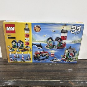 Lego Creator:  Lighthouse Point 31051 Retired Missing 1 Piece Box & Instructions