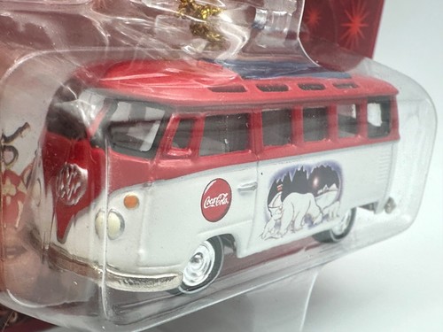 Johnny Lightning 1965 Volkswagen Samba Van, Coca Cola Christmas Ornaments, NIB - Picture 3 of 12