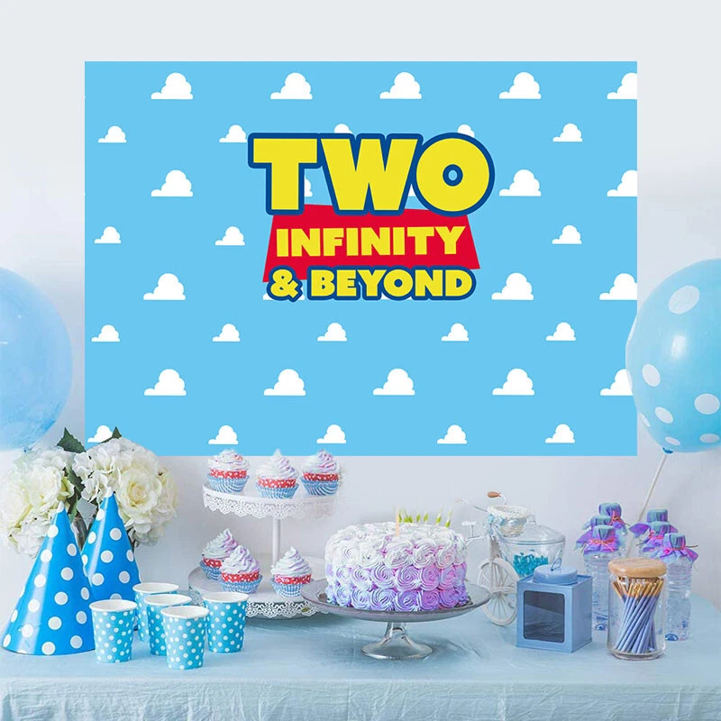 Toy Story Two Infinity And Beyond Birthday Theme Custom Banner