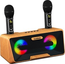 MASINGO Karaoke Machine Presto G2 - Wood  For Adults and Kids