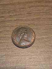 1980 - Queen Elizabeth II - UK Decimal 1/2 New Penny - Half Penny Coin.