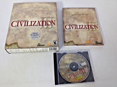 SID MEIER'S CIVILIZATION III INSTRUCTION MANUAL AND W/CD