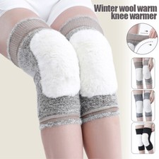 Winter Wool Knee Warmer Knee Pads Thickened Loose Knee Pads Cold-Resistant US