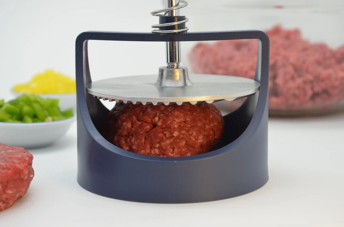 Prensa rápida Neat Ideas - ¡Hamburguesas caseras saludables! Prensa de hamburguesas
