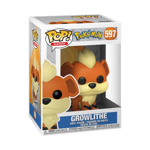 Funko Pop! Vinyl: Pokémon - Growlithe #597 Limited Edition Collectible Rare