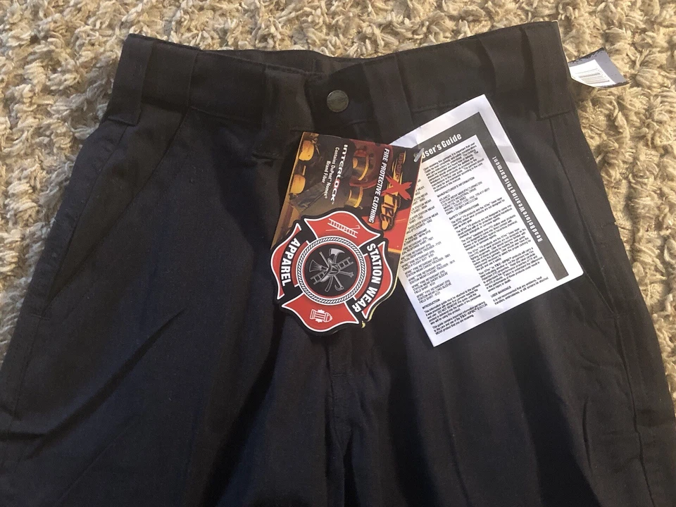 Tru Spec Mens 28xUnhemmed Flame Resistant Interlock Black Pants -NWT - Image 2 of 4