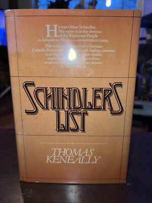 Schindler's List by Thomas Keneally (1982, Hardcover)
