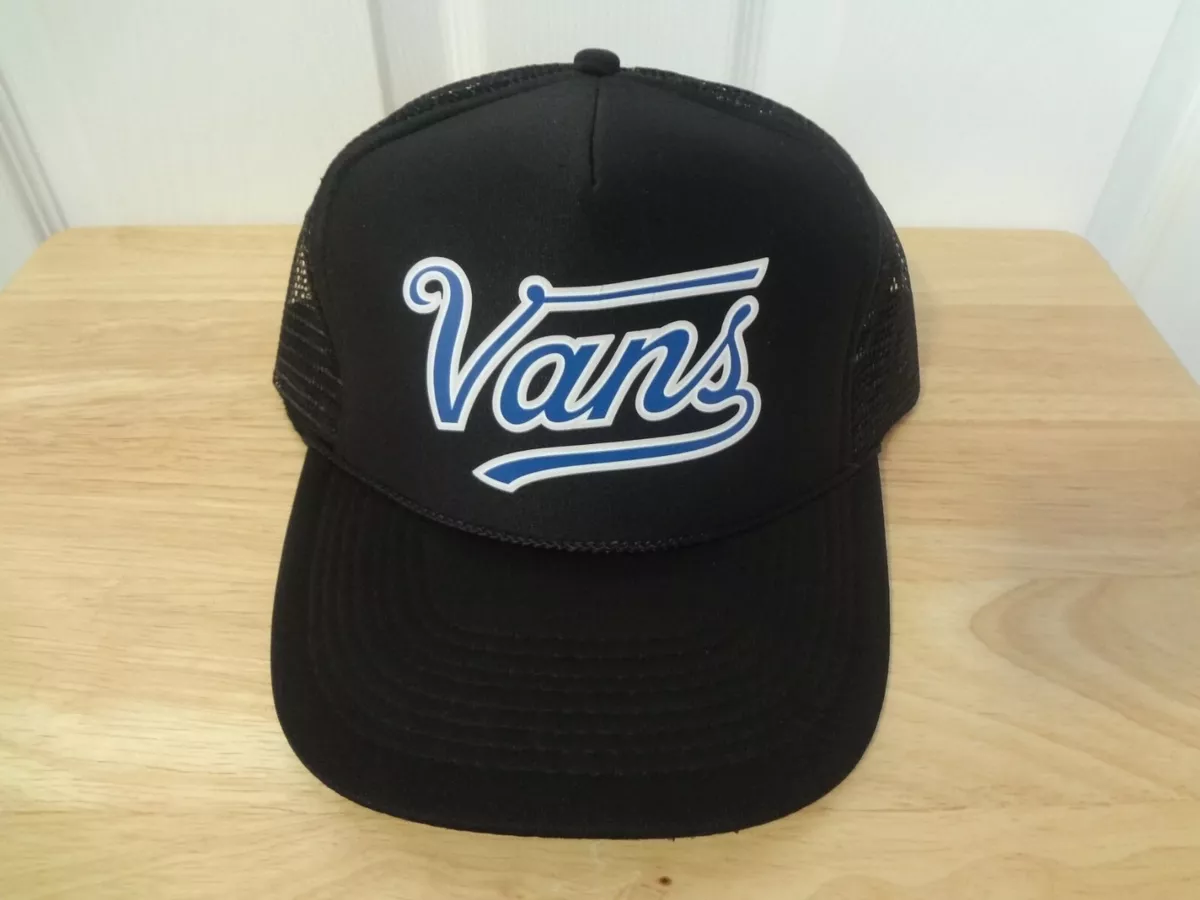 Vintage VANS Snapback Hat NEW NWOT 90s Otto Cap Mesh Trucker Style