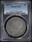 1889-O $1 Morgan Silver Dollar PCGS VF 35