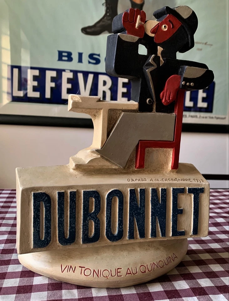Plâtre publicitaire DUBONNET 31x22x7cm - Photo 2/4