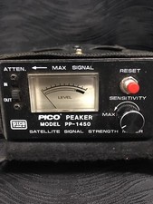 Vtg Pico Peaker Satellite Signal Strength Meter Model PP-1450 With Carry Case