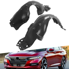 Front Left & Right Side Inner Fender Liner Fits Honda Accord Sedan 2018-2022