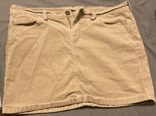OLD NAVY Corduroy High Waisted Skirt Regular Women Size 8, 14L x 18.5W