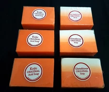 6 BARS of KOJIC ORIGINAL PAPAYA WHITENING ACID SOAP, or KOJIC GLUTATHIONE 