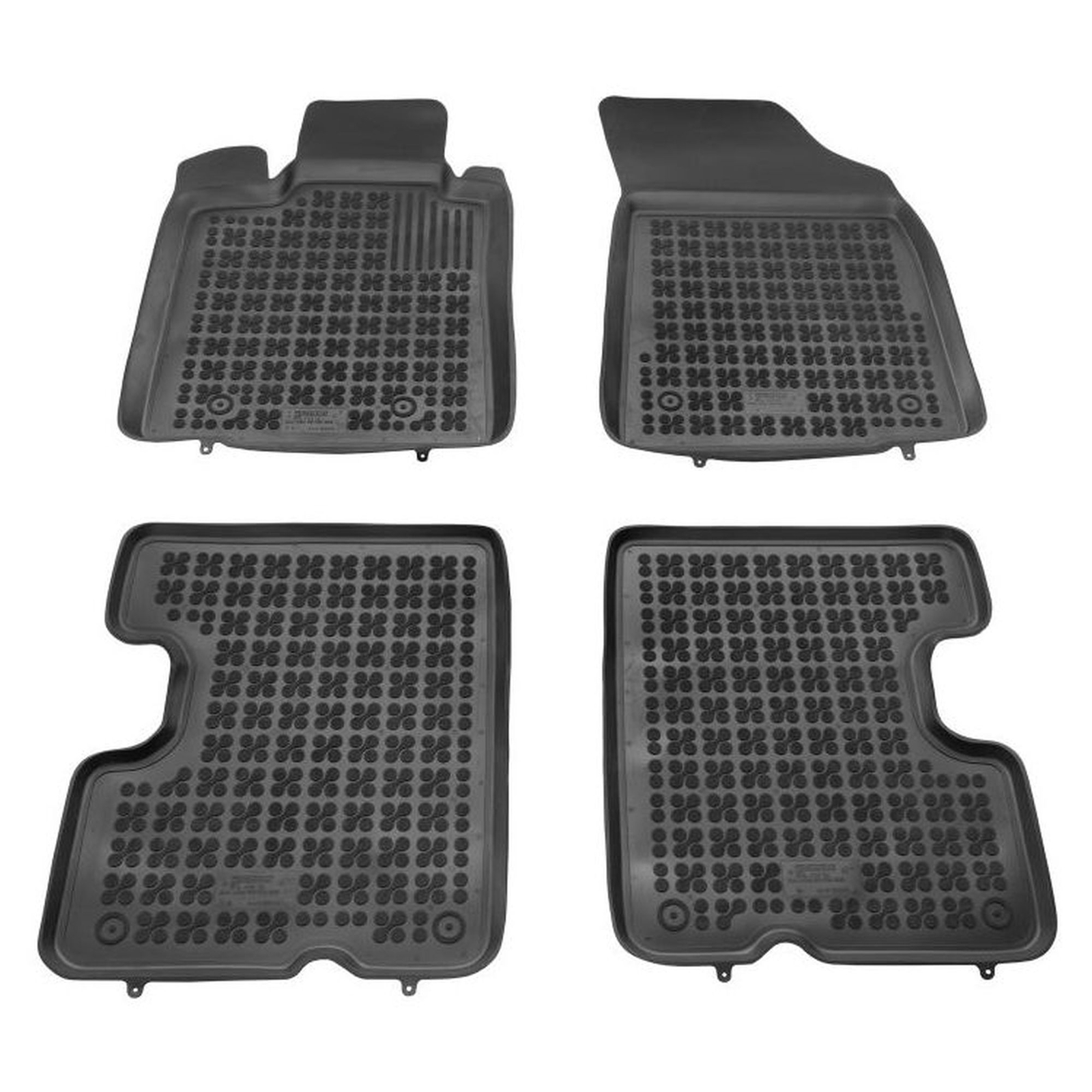 Tapis de sol caoutchouc Rezaw-Plast Dacia Logan I 2008-2012 protection premium sur mesure