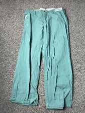 Bulwark Flame Resistant Dungarees Pants FR Midweight Sz 32x29 EUC Green