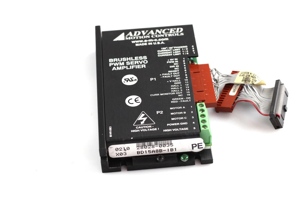 IBM BD15A8B-IB1 Advanced Motion Controls Brushless PWM Servo Amplifier # - Image 2 of 4