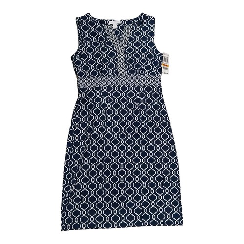 Charter Club Sheath Dress Womens 10 Sleeveless Ruffled Cocktail Electric  Blue | eBay