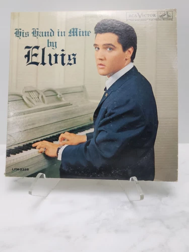 His Hand In Mine By Elvis Vintage Vinyl Record