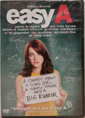 Easy A (DVD, 2010 Widescreen) Emma Stone, Amanda Bynes - Brand New, Sealed!