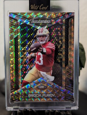 2023 Wild Card Alumination first run Brock Purdy Gold Hyper /3