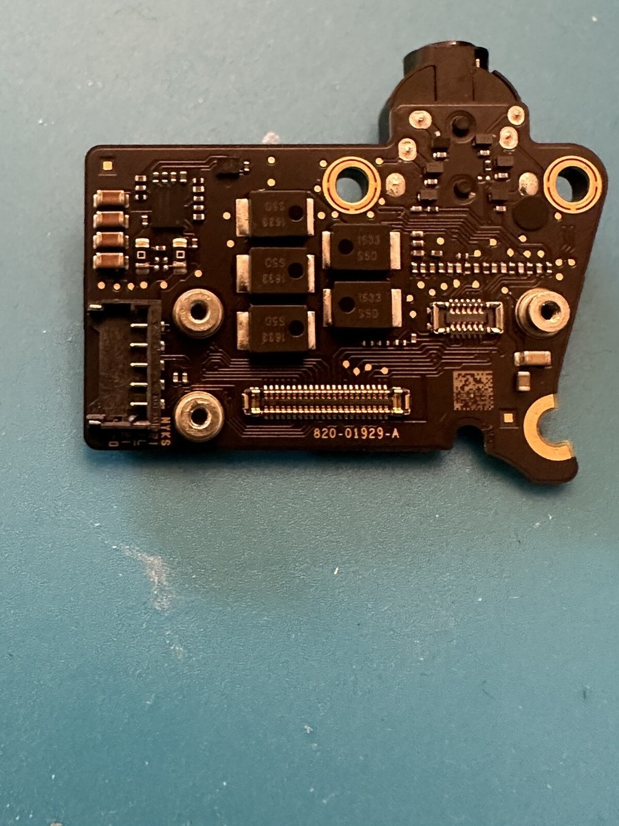 MACBOOK AIR 13 M1 2020 A2337 AUDIO BOARD JACK BLACK 923-03672 820