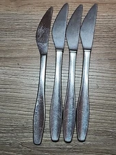 Danish MCM Dana DFA Denmark Stainless Flatware 4 Dinner Knives 8 1/4" Dsn3 Knife