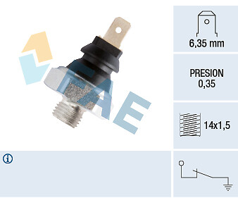 FAE 11410 Öldruckschalter for  ALFA ROMEO CITROËN FIAT IVECO LADA LANCIA OPEL PE