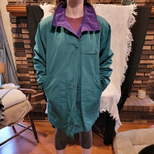 Women's LONDON FOG Vtg Lined Rain Coat 