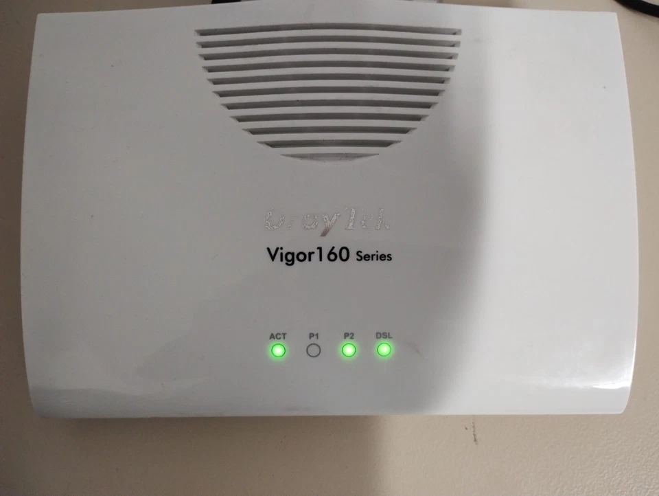 DrayTek Vigor 165 VDSL2 Vectoring - Supervectoring -  Modem Bridge-Mode bk - Bild 2 von 3