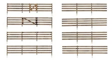 Woodland Rail Fence Kit - O Scale - Model Railroad Building Accessory - #3002