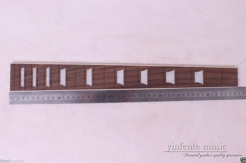 New Rosewood Guitar Fretboard 22 fret trapezoid Inlay 24.75inch Scale LP Style