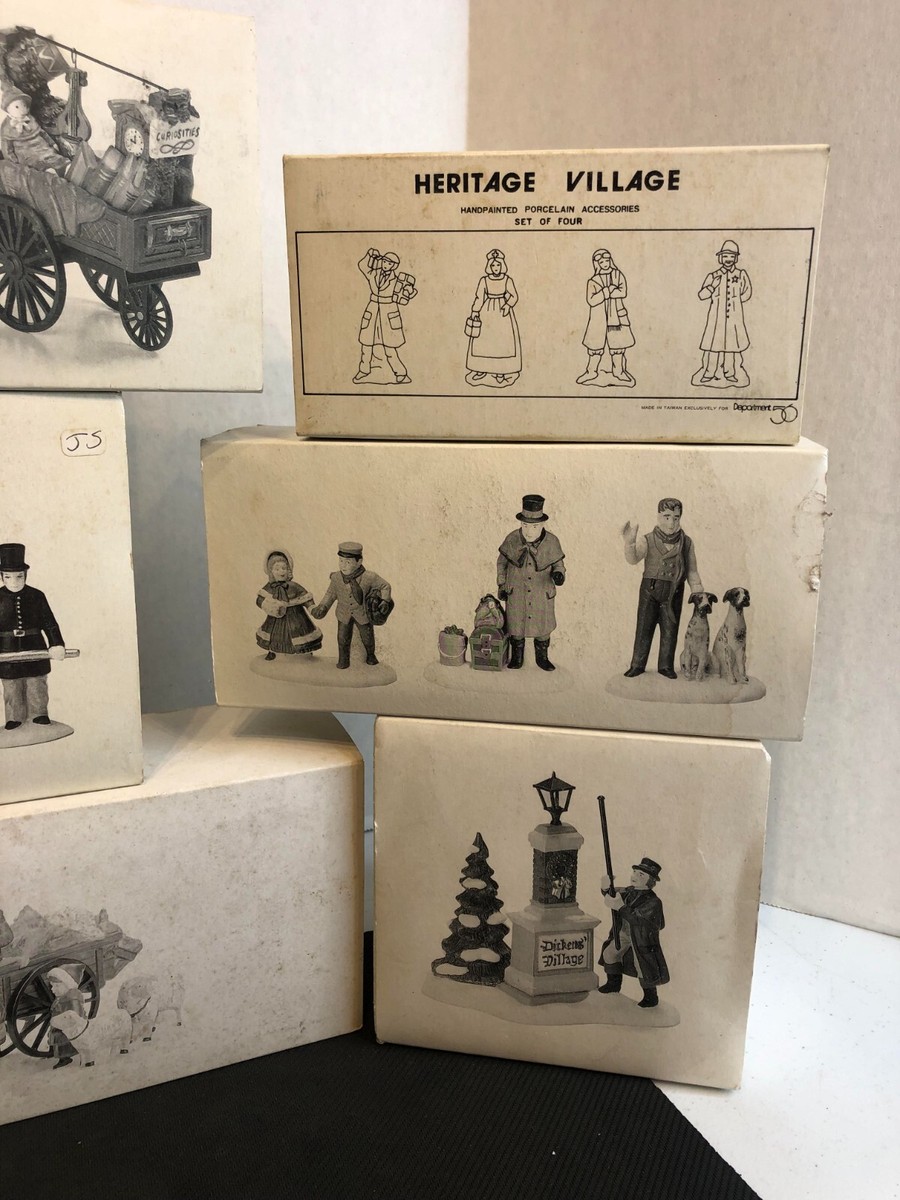 Department 56 Heritage Village Collection Lot of 9 (Read) | eBay