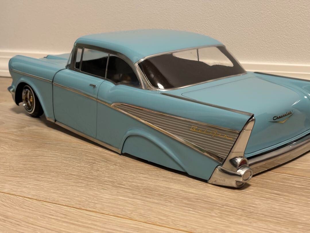 Hs Parma 1957 Belair 1/10 Radio Control Body Light Blue From Hs Parma 1957 Belair 1/10 Radio Control Body Light Blue From