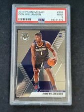 2019-20 Mosaic Rookies #209 Zion Williamson New Orleans Pelicans PSA 9 R6220J