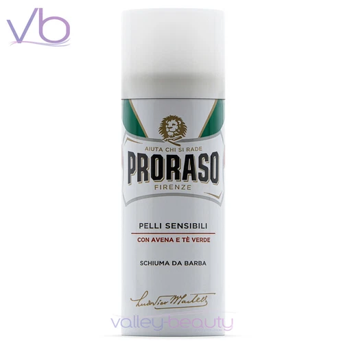 PRORASO Natural Shaving Foam - Shave Mousse, Cream, Made In Italy, Travel Size