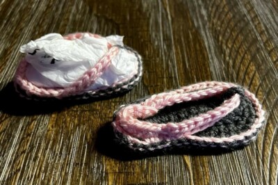 Infant Crochet Flipflop