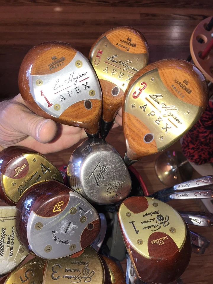 DE COLECCIÓN PALOS DE GOLF MAC GREGOR DRIVERS & PUTTERS HOGAN AMF-BAG PICK-UP STATEN ISL Foto 3 de 4