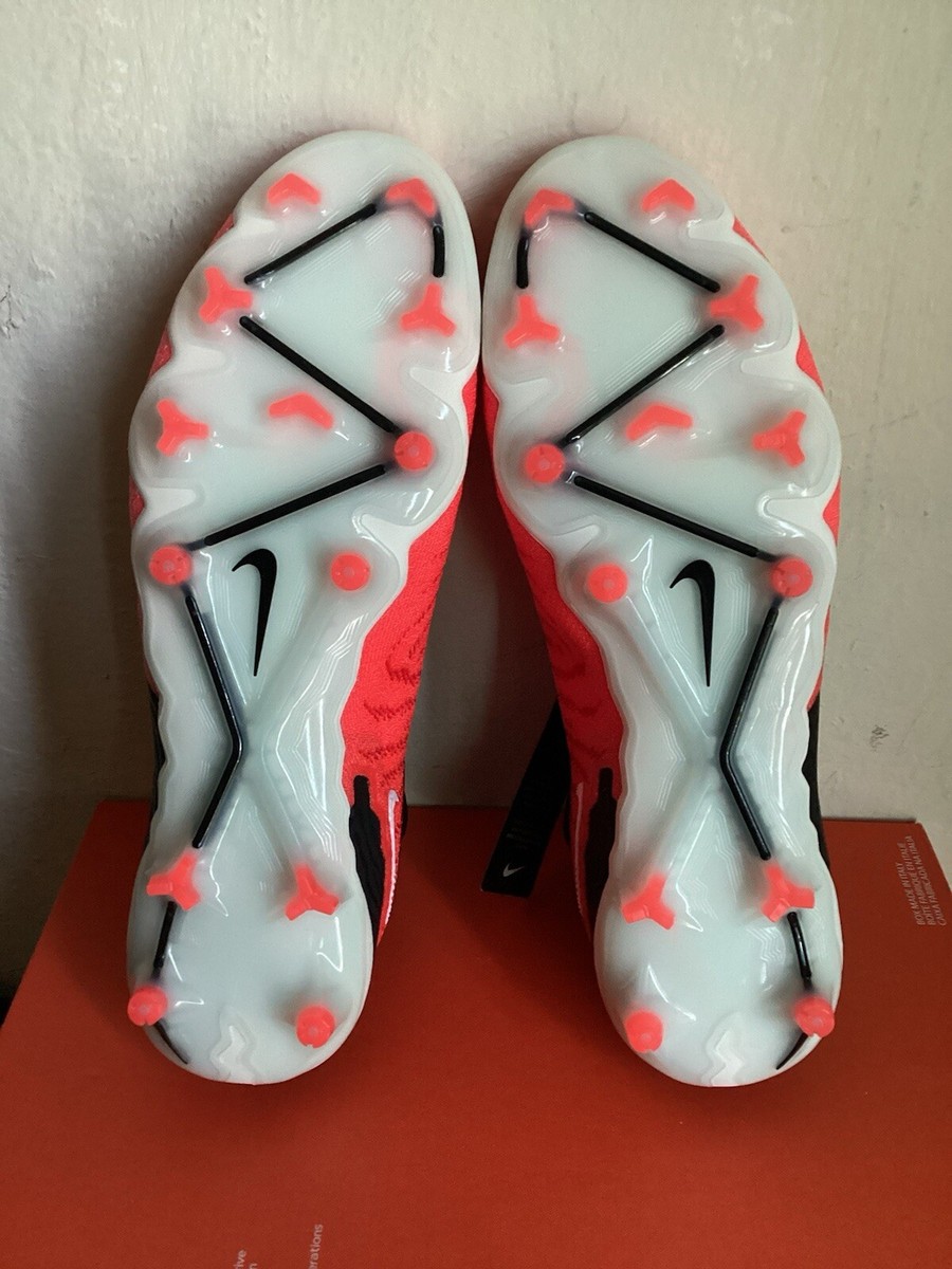 NIKE PHANTOM GX ELITE DF FG P RED/BLACK SOCCER SHOES/CLEATS SIZE