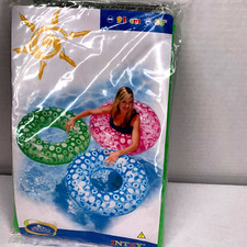 Intex The Wet Set GREEN Vinyl Tire Tube 36 Float 59251 New Vintage 2008 circle