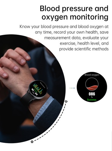 Reloj inteligente para mujeres Bluetooth llamada IP67 impermeable para hombres podómetro reloj inteligente - Imagen 10 de 17