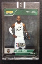 2017-18 Panini Instant All Star Team Lebron James MVP Trophy 6/10 Green parallel