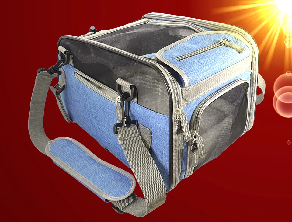 Hunde Katze bis 8 kg ❤️ FAHRRADTASCHE a.f. AUTO PACKTASCHE ❤️ Transportbox - Bild 2 von 4