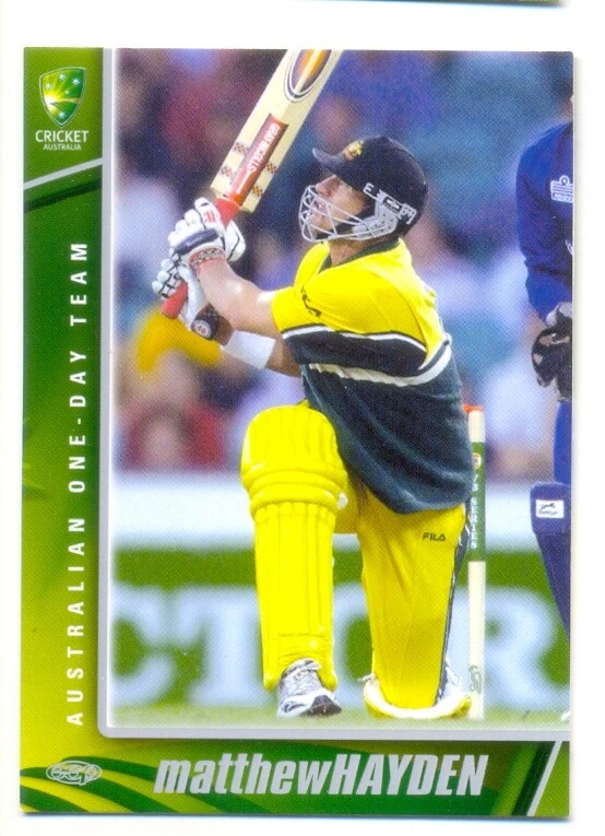2003 2004 Australian Cricket One Day Team Card 27 Matthew Hayden - Image 1 of 1