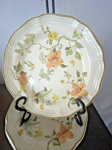 MIKASA HERITAGE ~ OLDE TAPESTRY ~ SALAD PLATES 8" ~ Set of (4) - Picture 4 of 5