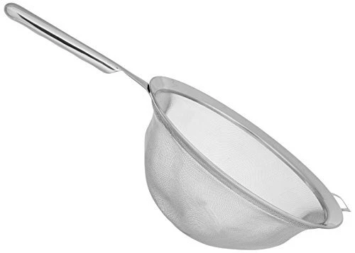 Norpro, 10" KRONA Stainless Steel Double Mesh Strainer, Silver