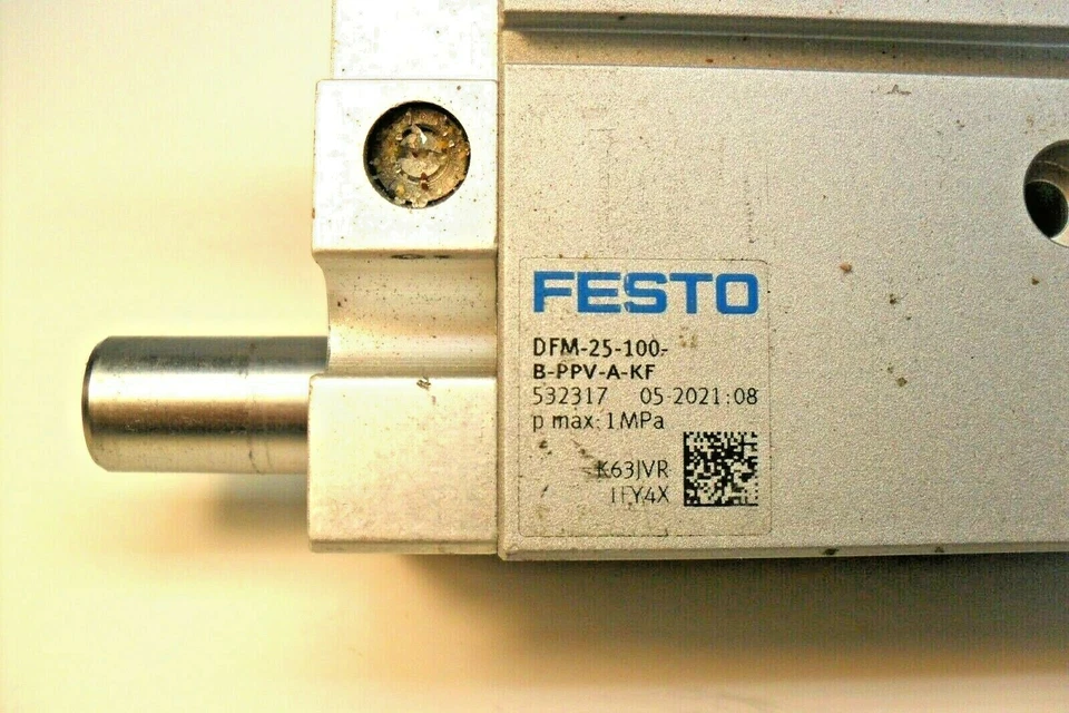 Festo DFM-25-100-B-PPV-A-KF - диаметр отверстия 532317 25 мм, ход 100 мм ПРОДАВЕЦ ИЗ США - Изображение 2 из 4
