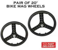 Juego de 3 radios de plástico negro para bicicleta de 20" para llantas GT Dyno BMX Old School