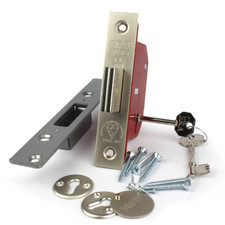 Insurance Rated 5 Lever Deadlock ERA Fortress British Standard Mortice Door Lock